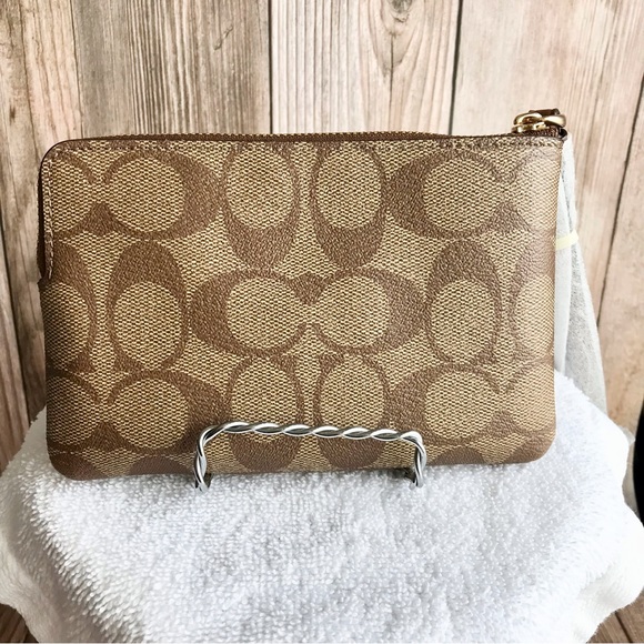 Coach Corner Zip Wristlet - Picture 3 of 6